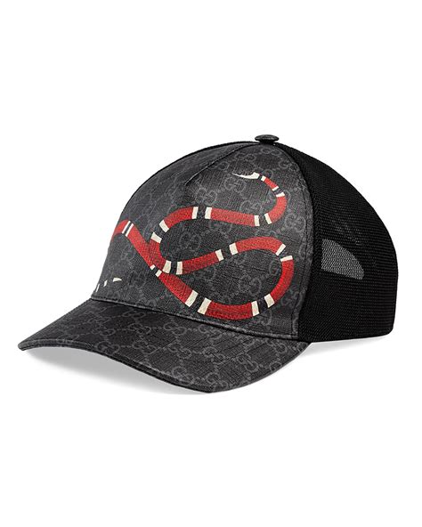 black snake gucci hat|Gucci kingsnake print hat.